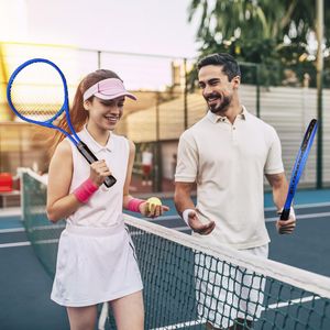 HIRALIY 27" Tennis Racket Set – Blue, Adult Size