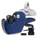 Perco Pro 1 Line Date Label Gun Kit: Includes 8 Digits Date Gun Labeler, 10,000 Plain White Labels, and Preloaded Inker