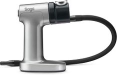 Sage - The Smoking Gun - Drinks & Food Smoker - Natural Smokey Flavours - With Cold Smoke System for Ice Cream, Butters or Cocktails - Silver