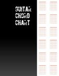 Guitar Chord Chart: 100 Pages - 30 chord boxes per page five frets per box: Blank Chord Chart Book is For All Guitarists.