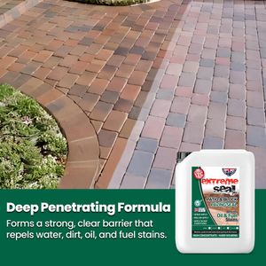 Trade Supplies UK Extreme Seal Patio & Block Paving Sealer, Wet Look, 20L