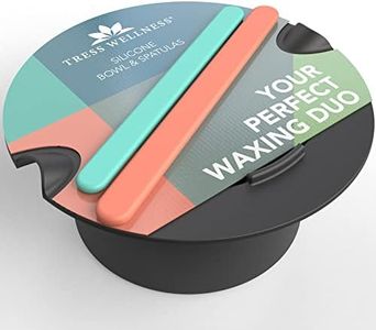 Tress Wellness Wax Warmer Silicone Liner - Easy to Clean Silicone Wax Warmer Bowls with 2x Silicone Spatulas Compatible with 16oz Electric Waxing Kit