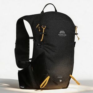 AONIJIE 18L Lightweight Hiking Backpack Waterproof, Backpacking Pack for Men Women, Hydration Hiking Pack with Multi Pockets & Waist Strap, Camping Travel Daypack - Black