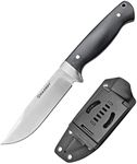 Harnds Defender Outdoor Knife, 95mm D2 Fixed Blade Knife with Sheath for Survival Bushcraft, High Toughness Belt Fair (G10 handle+Kydex sheath)