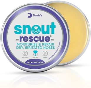 Davie's Snout Rescue - Dog Nose Balm for Dry Nose, All-Natural Dog Paw Pad Balm, Paw Balm Dogs Lick Safe, Snout Soother for Dogs and Cats, Paw Soother for Dogs, Made in USA - 1oz