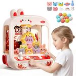 Rabbit Claw Machine for Kids,Kids Claw Machine Toys for 6 7 8 Year Old Girls Boy, Mini Claw Machines with Sound Lights, Vending Machines Game Toy, Ideal 3 4 5 6 7 8 Year Old Girl Boy Gifts