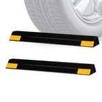 Stalwart Garage Parking Aid - 17.5-inch Garage Car Stop Indicator 2-Pack - Easy Peel and Stick Parking Stopper for Garage - Car Accessories