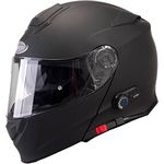 Viper RS-V171 Blinc Bluetooth Flip Up Motorcycle Helmet - Matt Black - Black - (57-58cm) Medium