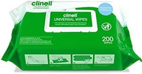 Clinell Universal Cleaning and Surface Disinfection Wipes Multi purpose Disinfectant Wipes, 200 Count, Pack of 1