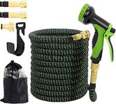 Garden Hose 75FT Expandable Garden Hose Kink-Free Flexible Water Hose with 10-Pattern Spray Nozzle