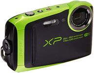 Fujifilm 600019756 FinePix XP120 Shock & Waterproof Wi-Fi Digital Camera, Black/Lime Green