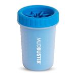 Dexas MudBuster Portable Dog Paw Washer/Paw Cleaner, Medium, Pro Blue, Model:PW7102194