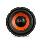POWERLINK® 8" Subwoofer Imported Orange SPL Foam 200W Peak RMS Power/4-Ohm/1.5-Inch Copper Coil/ 120mm Single Magnet Ideal for Upgrading Car Bass Tubes, Home Subwoofer Systems, and DIY Audio Projects