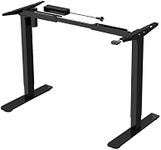 Flexispot Electric Sit Stand Desk Frame Height Adjustable Desk Base Home Office Standing Table Black Leg