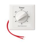 Blackt Electrotech BT41M6 10A 30Min Mechanical Countdown Timer Switch for Lights & Appliances | Easy Timer for Home, Bedroom & Bathroom Fan