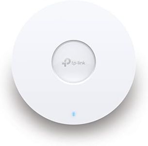 TP-Link EAP610 Ultra-Slim Wireless Access Point for Business | Omada True Wi-Fi 6 AX1800 | DC Adapter Included | Mesh, Seamless Roaming, WPA3, MU-MIMO | Remote & App Control | PoE+ Powered