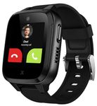 XPLORA Kidzi - Watch Phone for children 4G - Calls, Messages, Kids School Mode, SOS function, GPS Location, Camera and Pedometer - Including 3 months free subscription (BLACK)