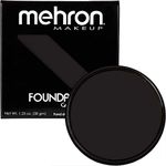 Mehron Makeup Foundation Greasepaint (1.25 oz) (BLACK)