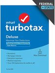 [Old Version] TurboTax Deluxe 2020 Desktop Tax Software, Federal and State Returns + Federal E-file [Amazon Exclusive] [MAC Download]