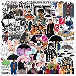 The Umbrella Academy Stickers| 50 Pcak | Vinyl Waterproof Stickers for Laptop,Bumper,Water Bottles,Computer,Phone,Hard hat,Car Stickers and Decals