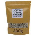 Smoked Salt Everything But The Bagel Seasoning Mix, 300g, Made in the UK, Season Meats, Eggs, Bagels, Mixed Spices