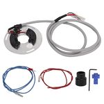 Ignition Conversion Kit, Electronic Conversion Kit, Self‑Contained Electronic Ignition System Replacement for KZ550 650 750 Four Cylinder