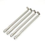 YIHAM Grill Parts Burner Tubes for Napoleon Legend 485, LEX 485 605 730, Mirage, LD485RB LD485RSIB Replacement Parts, 304 Stainless Steel, 18 13/16 inch, Set of 4, KB837