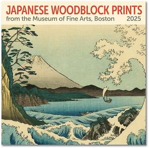 MFA, Boston, Japanese Woodblocks Wall Calendar 2025, Monthly January-December 12'' x 12"