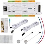 32 Channel Dimming Light Automatic Stairway Ladder Step System for Stairway Light, LED Motion Sensor Stair Light Controller Kit,DC12-24V Speed Brightness Adjustable Stair Light Controller Step System