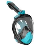 G2RISE SN01 Full Face Snorkel Mask with Detachable Camera Mount, Anti-Fog and Foldable Design, Advanced Breathing System for a Safe Adults/Kids Snorkeling Experience