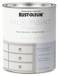 Rust-Oleum 331049 Milk Paint Finish Classic White - 946 Ml