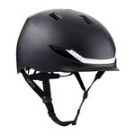 Lumos Street Smart Helmet (Charcoal Black, MIPS) | Urban | Skateboard, Scooter, Bike Accessories | Adult: Men, Women | Front and Rear LED Lights | Turn Signals | Brake Lights | Bluetooth Connected