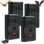 4 Pack Ultrasonic Bat Repellent Dev