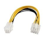 uxcell CPU Power Extension Cable 4-