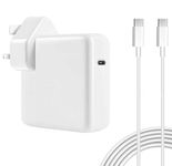 MacBook Pro Mac Charger - 67W USB C Fast Mac Charger Power Adapter Compatible with MacBook Pro 16, 15, 14, 13 Inch, MacBook Air 13 Inch, for Laptop/Tablet/Smartphone with USB C Port