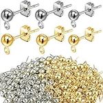 180 Pieces Ball Post Earring Stud w