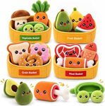 SAIMAND Baby Toys 6-12 Months,16PCS Montessori Food Sorting Sensory Toy Set