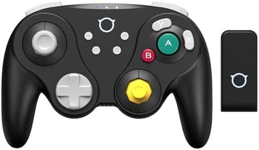 NYXI Warrior Bluetooth Controller for Switch/NGC/Wii/PC, Wireless Switch Controller with Hall Effect Joysticks/Hall Sensing Analog Triggers, Pro Controller with Optical Microswitches A/B/X/Y