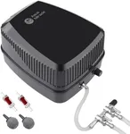 AquaMiracle Aquarium Air Pump 160GPH 0.02MPa 5W Quiet Fish Tank Air Pump Aquarium Bubbler Hydroponics Air Pump Oxygen Pump Pond Aerator for up to 300 Gallon Water