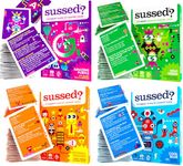 SUSSED The Game of Wacky Choices: 900 Question Legendary Bundle - Fun Card Game & Stocking Fillers - 2-16+ Players - Family Games & Kids