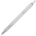 Zebra F701 Ball Pen Retractable Stainless Steel Medium Black Ref 44970