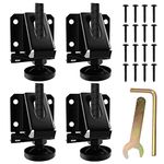 LOSCHEN 4PCS Heavy Duty Adjustable Leveling Feet for Furniture,Hexagon Nuts Lock Furniture Legs Levelers,for Table, Cabinets, Workbench,Shelving Units and More