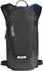 CamelBak Women's M.U.L.E. 12 Mountain Biking Hydration Pack - Easy Refilling Hydration Backpack - Magnetic Tube Trap 3L, Charcoal/Black