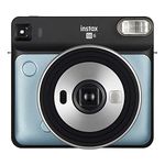 Instax Square SQ6 Instant Camera, 5 Shooting Modes, Inbuilt Flash with Automatic Exposure, Aqua Blue