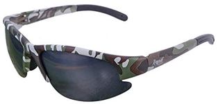 Rapid Eyewear Camo Solo POLARIZED ARMY CAMOUFLAGE Fishing, Hunting and Shooting SPORTS SUNGLASSES. For Men & Women. UV400 Impact Resistant Anti Glare Lenses