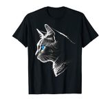 Cat Blue Eyes - Pet Animal Art Cat T-Shirt