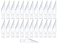 Art Ranger Replacement Hobby Blade - 5 Pack -Carbon Steel Made Craft Knife Blades (25 pcs)