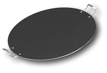 Non-Stick Tawa 51cm Large Tawa Tava with Double Handles Heavy Duty Crepe Roti Dosa Chapati Tawa Frying Paratha Naan Flatbread Tava Tawa Pan Perfect for Platter