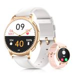 TIFOZEN Smart Watch for Women Answer/Make Calls, 1.52" HD Touch Fitness Watch with Heart Rate/SpO2/Sleep Monitor, 110+ Sport Modes, Waterproof Calorie/Step/Distance Activity Tracker for Android iOS