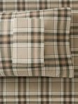 Eddie Bauer Cotton Flannel Bedding Set, Brushed for Extra Softness, Cozy Home Decor, Edgewood Plaid, Full